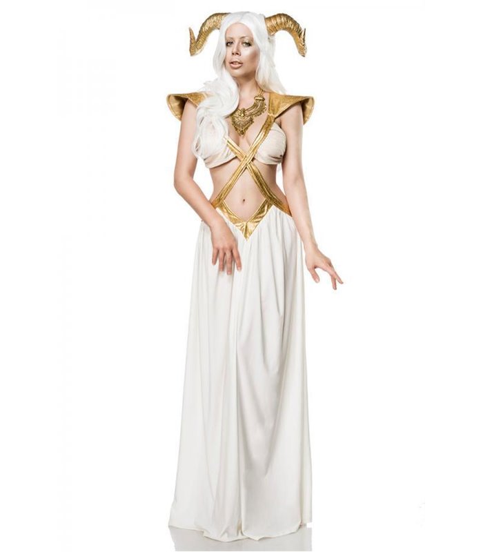 Mask Paradise Kostümset Golden Fairy  weiß/gold
