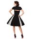 Belsira Vintage-Kleid mit Bolero schwarz/weiss - midi Kleider