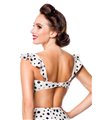 Belsira Vintage Bikinioberteil schwarz/weiss - Bikinis Belsira Vintage Bikinioberteil schwarz/weiss - Bikinis