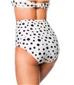 Belsira Bikinihöschen schwarz/weiss - High Waist Belsira Bikinihöschen schwarz/weiss - High Waist