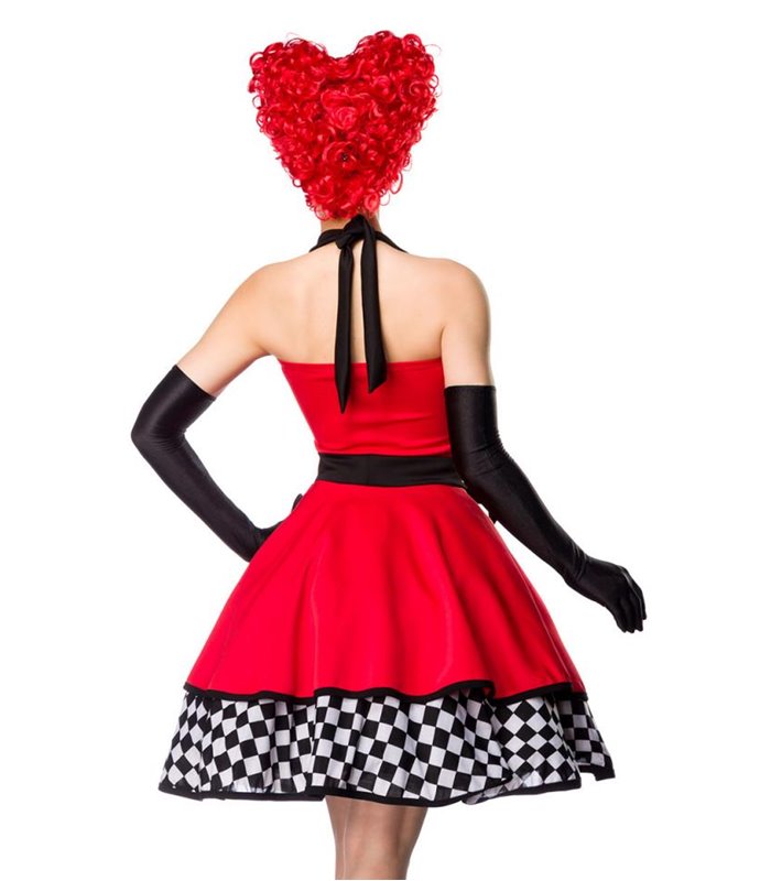 Sexy Queen of Hearts Kostümset Karneval Halloween