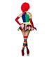 Sexy Clown Girl Komplettset Karneval Halloween