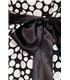 Belsira  Vintage-Bandeau-Kleid schwarz/weiss - midi Kleider