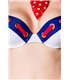 Belsira Matrosen-Bikini weiß/blau/rot