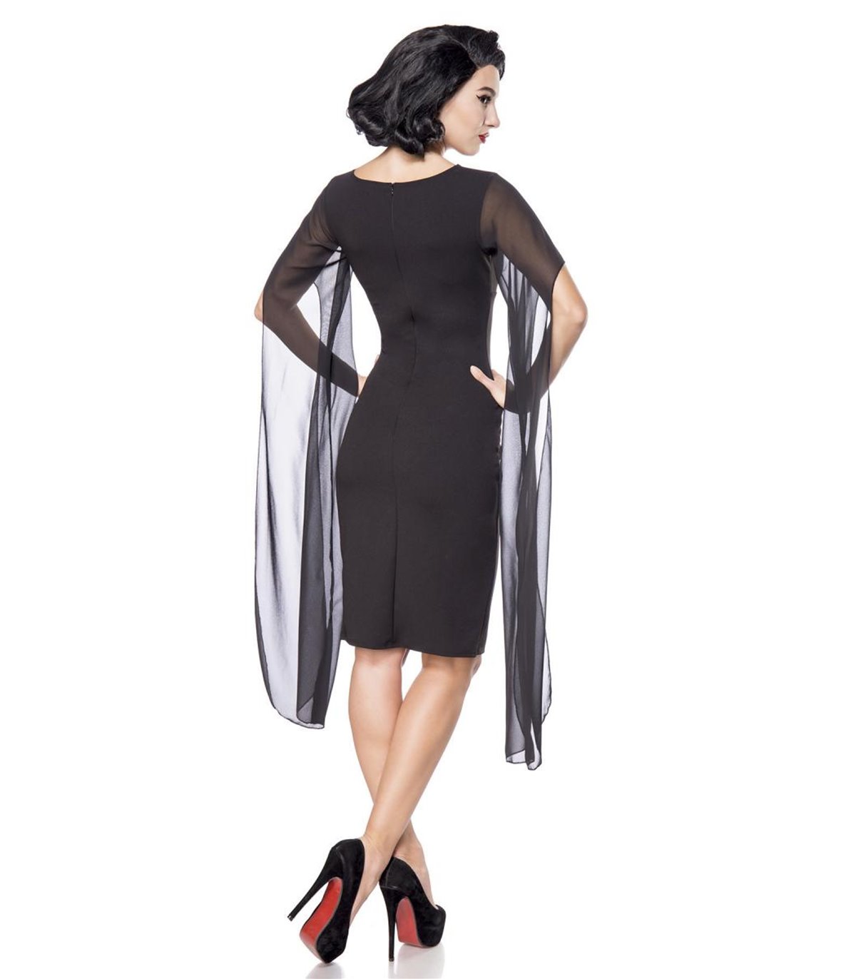 Belsira Retro Kleid schwarz - Dessous online günstig kaufen