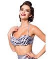 Belsira Vintage Bikinioberteil schwarz/weiss - Bikinis Belsira Vintage Bikinioberteil schwarz/weiss - Bikinis