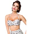 Belsira Vintage Bikinioberteil schwarz/weiss - Bikinis Belsira Vintage Bikinioberteil schwarz/weiss - Bikinis