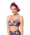 Belsira Vintage Bikinioberteil schwarz/weiss - Bikinis Belsira Vintage Bikinioberteil schwarz/weiss - Bikinis