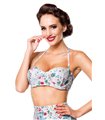Belsira Vintage Bikinioberteil schwarz/weiss - Bikinis Belsira Vintage Bikinioberteil schwarz/weiss - Bikinis