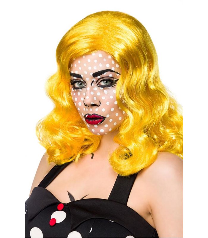 Sexy Pop Art Girl Kostümset Karneval Halloween