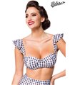 Belsira Vintage Bikinioberteil schwarz/weiss - Bikinis Belsira Vintage Bikinioberteil schwarz/weiss - Bikinis