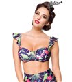 Belsira Vintage Bikinioberteil schwarz/weiss - Bikinis Belsira Vintage Bikinioberteil schwarz/weiss - Bikinis