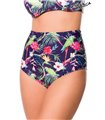 Belsira Bikinihöschen schwarz/weiss - High Waist Belsira Bikinihöschen schwarz/weiss - High Waist