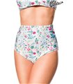 Belsira Bikinihöschen schwarz/weiss - High Waist Belsira Bikinihöschen schwarz/weiss - High Waist