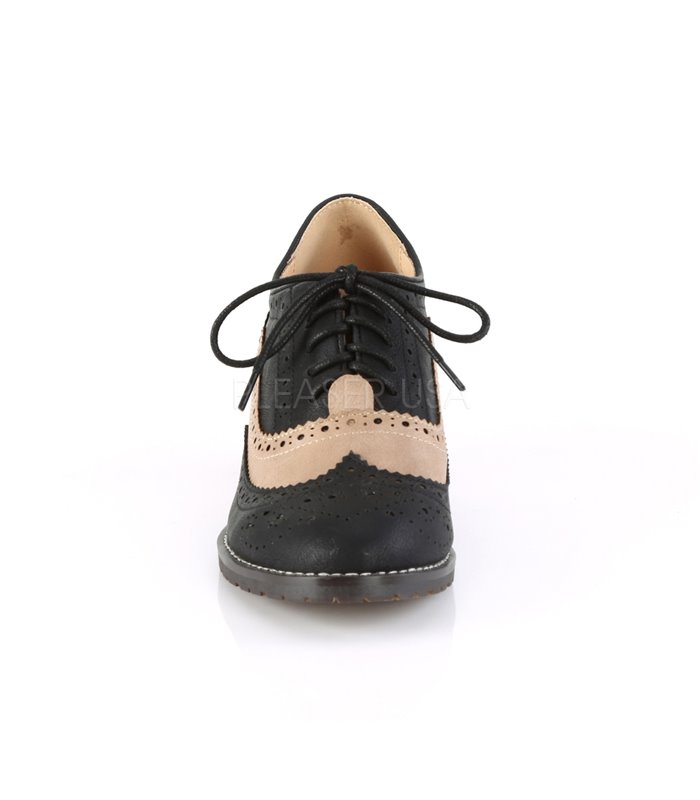 Pin Up Couture Herren Schuhe RUSSELL-34 schwarz braun
