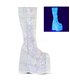 Plateau Stiefel STACK-301G - Weiss / Neon
