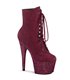 Plateau Schnürstiefelette ADORE-1020FSMG - Burgunderrot