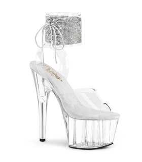 Plateau high best sale heels transparent