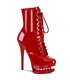 Platform Ankle Boots BLONDIE-R-1020 - Patent Red