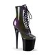 Extreme Platform Heels FLAMINGO-1020SHG - Purple/Olive