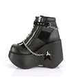 Plateau Schuhe DYNAMITE-101 - Schwarz