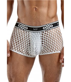 Mini Short mit Fischgrätenmuster für Herren - Schwarz