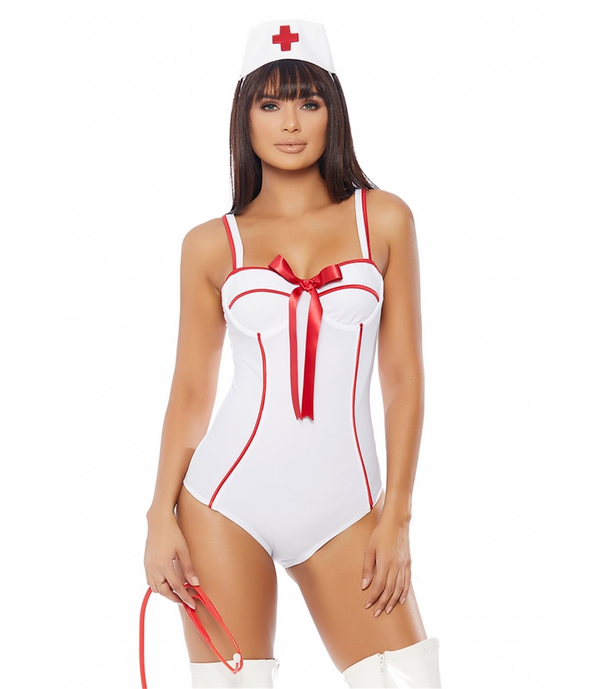 Kostüm Sexy Krankenschwester Weissrot Online Günstig Kaufen