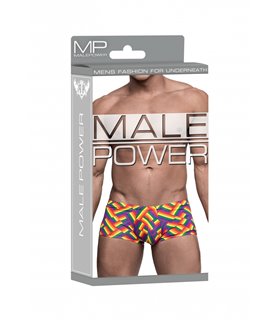 Mini Short im Print-Look für Herren - Mehrfarbig