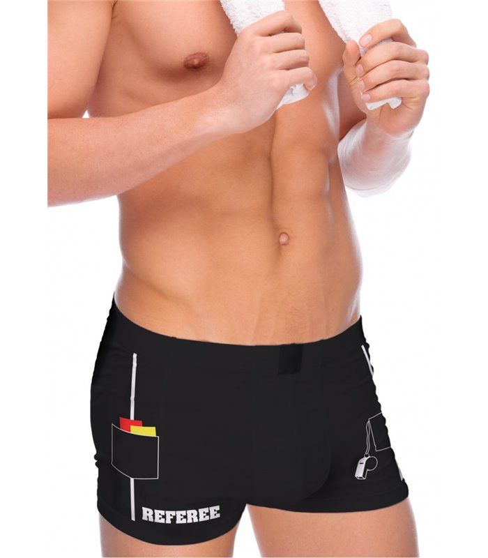 Sexy Boxershort mit sportlichen Fussball-Muster für Herren - Mehrfarbig