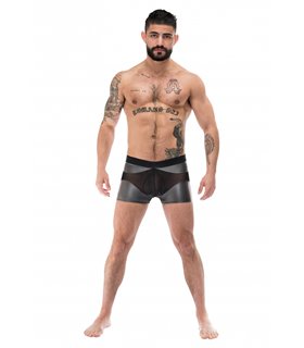 Short transparent für Herren - Schwarz/Grau