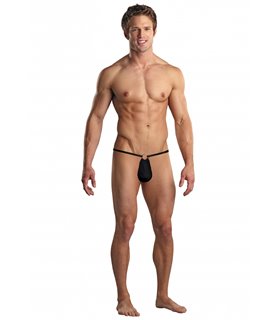 Sexy Slip erotisch klassich mit Ring für Herren - Schwarz