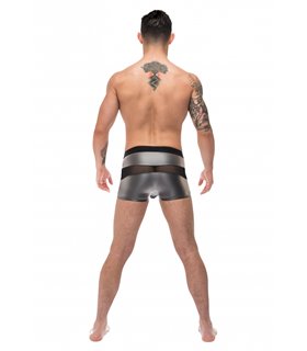 Short transparent für Herren - Schwarz/Grau
