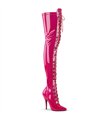 Overknee Stiefel SEDUCE-3024 - Lack Hot Pink