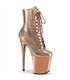 Platform Heels Flamingo-1020 - Rose Gold Texture