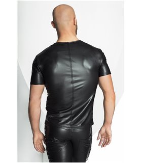 Shirt mit transparentem Einsatz Shirt mit transparentem Einsatz