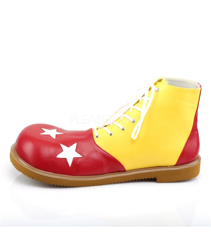 Funtasma Clown-Schuhe Clown-02 rot/gelb 