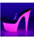 Plateau High Heels ADORE-701UVG - Neon Pink